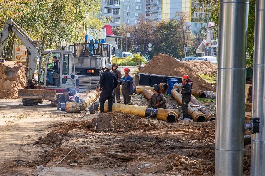 В 4 микрорайоне Одинцово завершается капитальный ремонт сети теплоснабжения