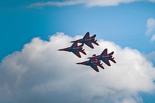 В субботу, 14 сентября, над военно-патриотическим парком культуры и отдыха ВС РФ «Патриот» пройдет выступление авиационной группы высшего пилотажа «Стрижи»