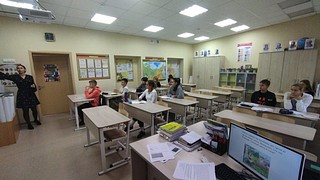 Первое в этом учебном году занятие по подготовке к олимпиадам прошло в Одинцовском округе
