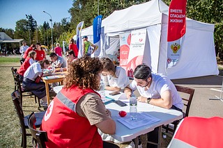 В Одинцовском парке культуры, спорта и отдыха 15 сентября прошел благотворительный забег «Огонь жизни»