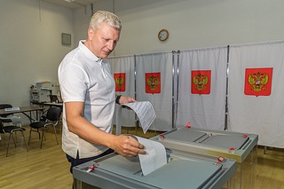 Андрей Иванов проголосовал на муниципальных выборах в Совет депутатов Одинцовского округа