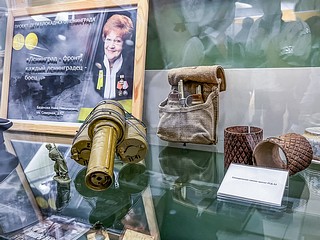 На площадке Барвихинской средней школы открылась ежегодная мемориальная выставка «Подвиг блокадного Ленинграда»