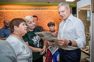 Глава Одинцовского округа провел личный приём «Выездной администрации» в Успенском