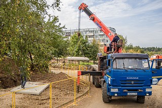 В поселке Гарь-Покровское территориального управления Часцовское завершается капитальный ремонт тепловых сетей