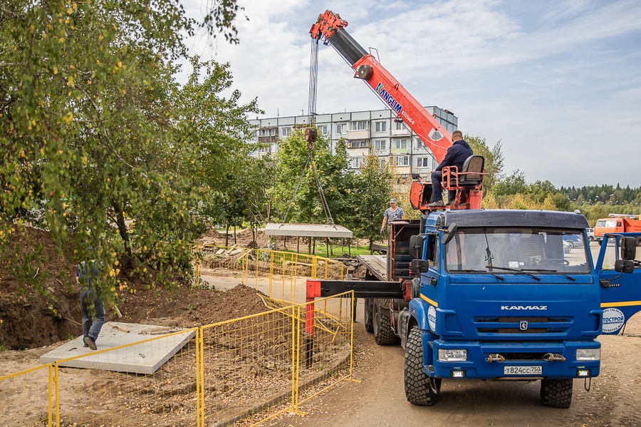 ZV3 s, В поселке Гарь-Покровское завершается капитальный ремонт тепловых сетей