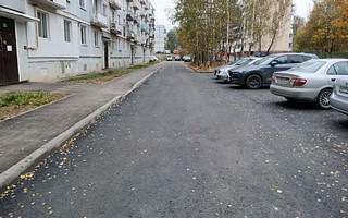 В поселке Новый городок завершились работы по комплексному благоустройству территории