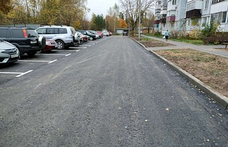 В поселке Новый городок завершились работы по комплексному благоустройству территории