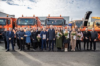 Одинцовских работников дорожного хозяйства поздравили с профессиональным праздником