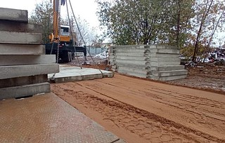 В Одинцовском округе в ЖК «Гусарская баллада» продолжается строительство поликлиники