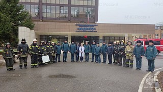 В поселке Юдино Одинцовского округа прошли масштабные пожарно-тактические учения