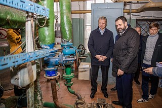 Глава Одинцовского округа Андрей Иванов проверил готовность к зиме газовой котельной в поселке Матвейково