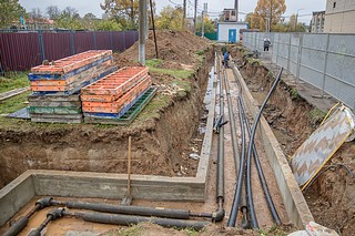 Продолжается капитальный ремонт теплосетей и ГВС в поселке Покровский Городок