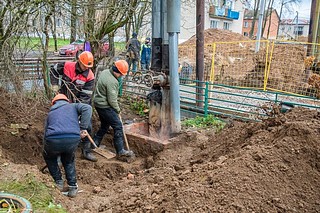 В Покровском Городке завершается капитальный ремонт теплосетей