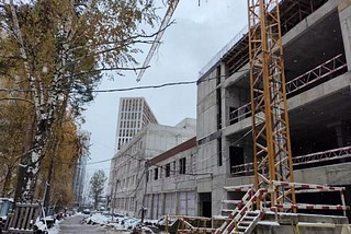 Строительная готовность нового корпуса Немчиновского лицея превысила 40%