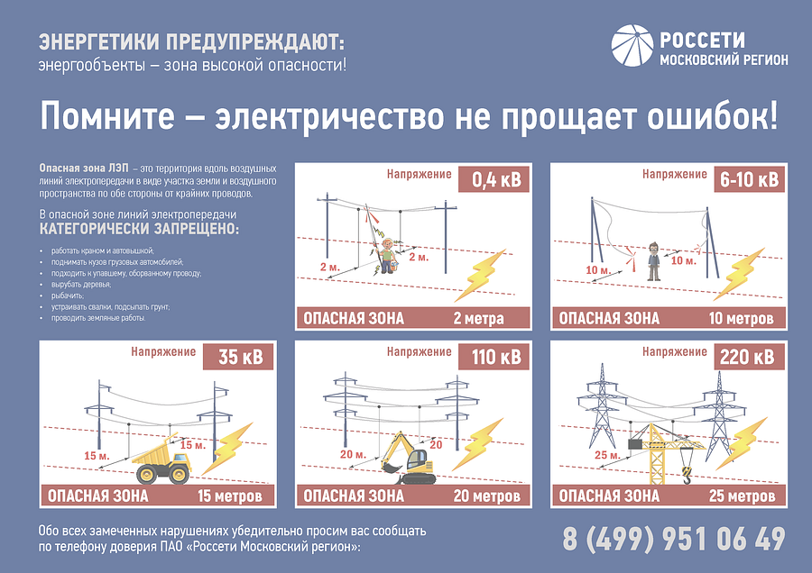 Энергетики предупреждают жителей Одинцовского округа, Ноябрь