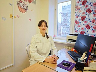 Молодой специалист Елена Горпищенко с ноября работает в детской поликлинике Одинцовской областной больницы