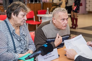 В рамках «Выездной администрации» глава Одинцовского округа провёл личный приём жителей в Голицынской средней общеобразовательной школе № 2