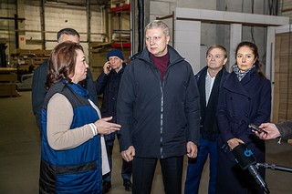 Глава Одинцовского округа Андрей Иванов осмотрел промышленную площадку «Мадекс-Технопарк» в Больших Вязёмах