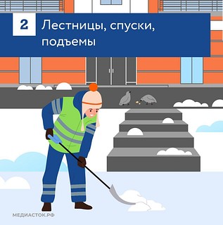 О порядке уборки территорий зимой рассказали в Министерстве чистых дел