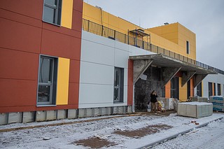 Ход строительства садика на 380 детей в ЖК «Лайково» проверил Андрей Иванов