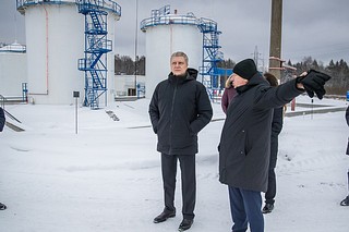 Глава Одинцовского округа Андрей Иванов посетил нефтебазу, расположенную в поселке Часцы