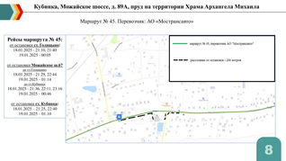 Кубинка, Можайское ш., д. 89А, пруд на территории Храма Архангела Михаила. Маршрут № 45