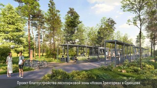 Протяжённость пешеходных дорожек в лесопарковой зоне «Новая Трехгорка» составит 7,5 километров