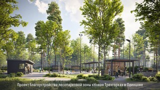 Протяжённость пешеходных дорожек в лесопарковой зоне «Новая Трехгорка» составит 7,5 километров