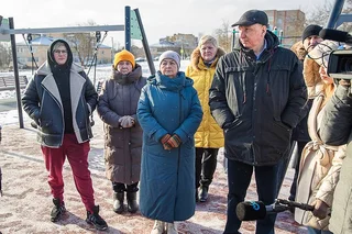 Андрей Иванов проинспектировал новую спортивную площадку в селе Саввинская Слобода