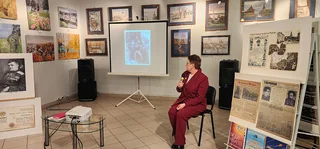Встреча с внучкой советского лётчика Михаила Водопьянова прошла в Звенигороде