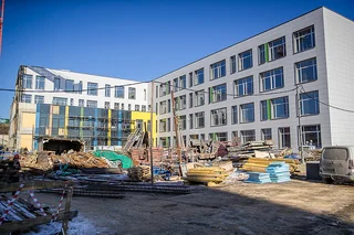 Строительная готовность школы в звенигородском микрорайоне «Восточный» составляет 60%
