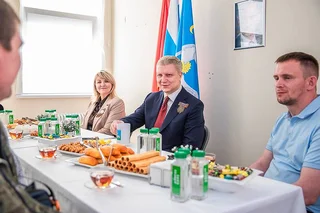 Андрей Иванов встретился с одинцовскими ветеранами СВО