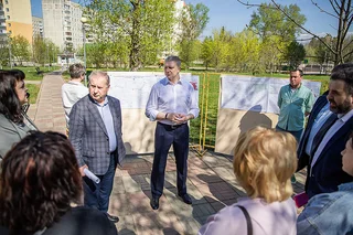 Глава Одинцовского округа Андрей Иванов проверил ход подготовки к реконструкции инженерных сетей в поселке Городок-17