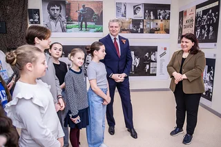 Уникальную экспозицию вместе с юными жителями Одинцовского округа осмотрел глава Одинцовского округа Андрей Иванов