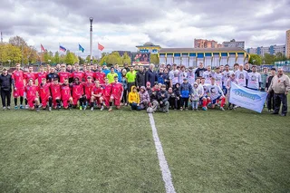 Футбольный матч в честь Дня Победы прошел в Одинцово