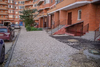 В звенигородском микрорайоне Супонево благоустраивают дворовую территорию у домов № 4 — № 6