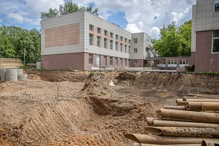 В Одинцово началось возведение пристройки к школе № 9 имени М. И. Неделина
