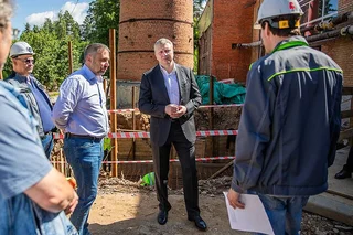 Андрей Иванов проинспектировал ход реконструкции котельной в Жуковке-2