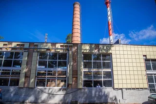 В поселке Жуковка-2 продолжается реконструкция котельной. На текущий момент строительная готовность объекта составляет 60%