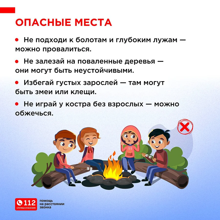 ЕДДС предупреждает о правилах безопасности при прогулках в лесу