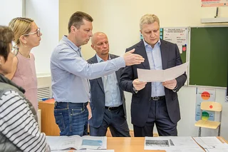 Андрей Иванов обсудил с жителями обустройство лесопарковой зоны между селами Перхушково и Юдино