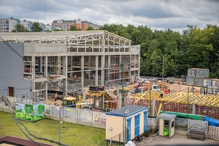 Ход строительства акватермального комплекса в Одинцово проверил Андрей Иванов