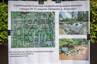 В квартале Наташино деревни Фуньково планируется построить очистные сооружении