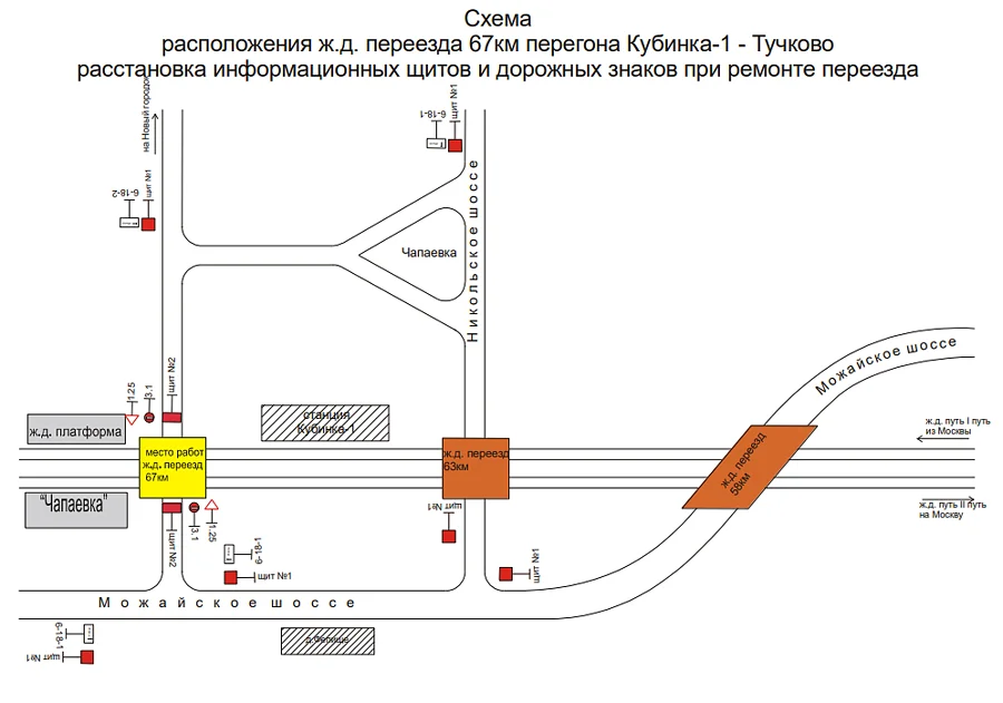 ЖД 2, Ремонт ЖД-переезда 67 км 8 пк перегона «Кубинка-1 — Тучково»