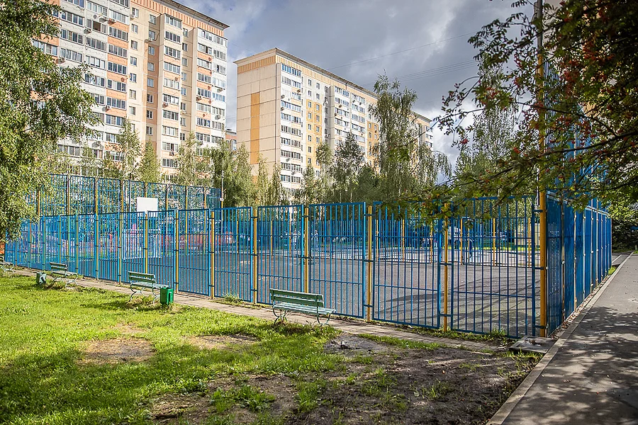 Качество благоустройства дворовой территорий в поселке ВНИИССОК проверил Андрей Иванов