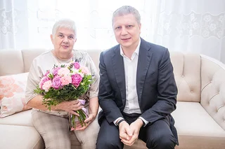 Глава Одинцовского округа проверил условия проживания переселенцев в ЖК «Равновесие»