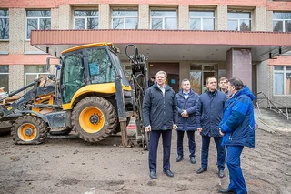 Глава Одинцовского округа Андрей Иванов проверил ход капитального ремонта Часцовской средней общеобразовательной школы