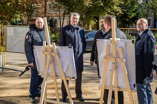 Глава Одинцовского округа проинспектировал реконструкцию тепловых сетей в Звенигороде — на Нахабинском шоссе и улице Ленина