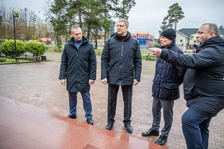 В поселке Горки-2 завершился капитальный ремонт памятника Воинам-землякам