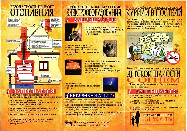 Пожарка текст 3, Жителей Одинцовского округа информируют о необходимости соблюдения правил пожарной безопасности в осенне-зимний период